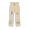 OVERCOME EMOTIONS Solid Color Straight-Leg Sweatpants